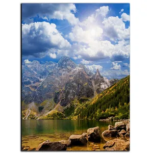 تابلو شاسی بکلیت طرح کوهستان و دریاچه مدل SH-S546