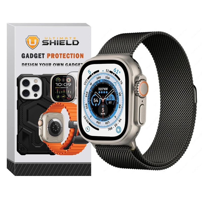 بند آلتیمیت شیلد مدل MilanStrap مناسب برای ساعت هوشمند گرین لاین Ultra 49 میلیمتری