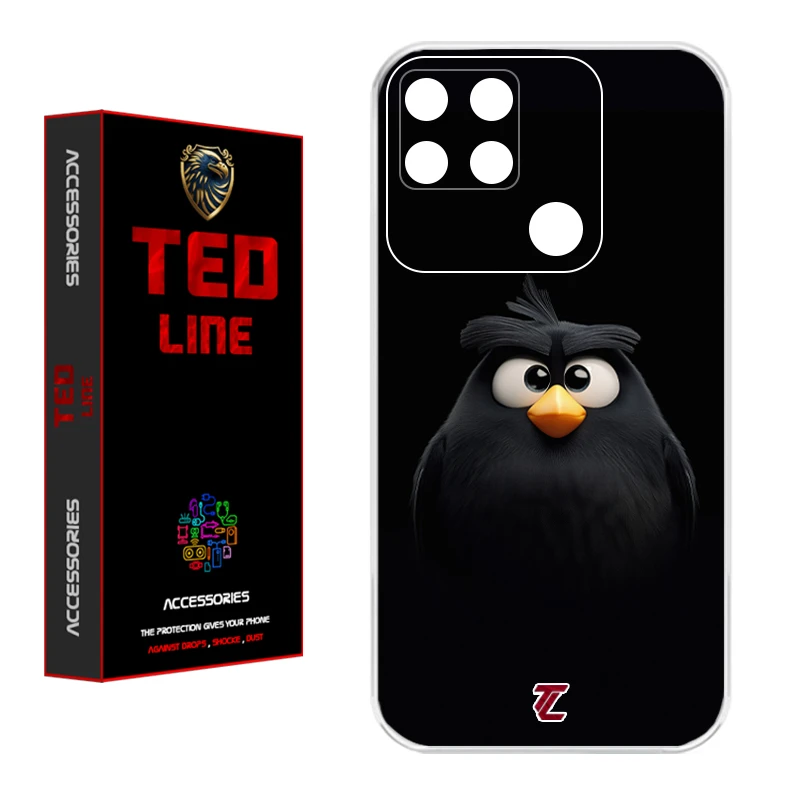 کاور تد لاین طرح پرنده کد 1122 مناسب برای گوشی موبایل شیائومی Redmi 10A / 9C