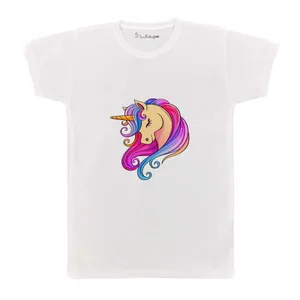 تی شرت بچگانه پرمانه طرح یونیکورن کد pmt.3371
