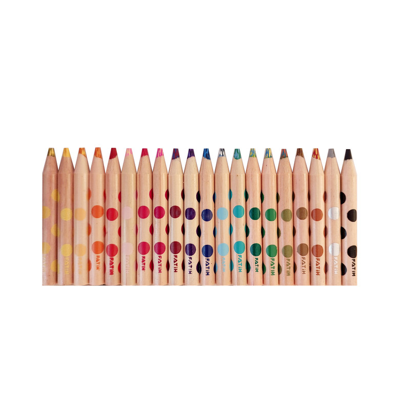 مداد رنگی 20 رنگ فاتح مدل جامبو Rainbow