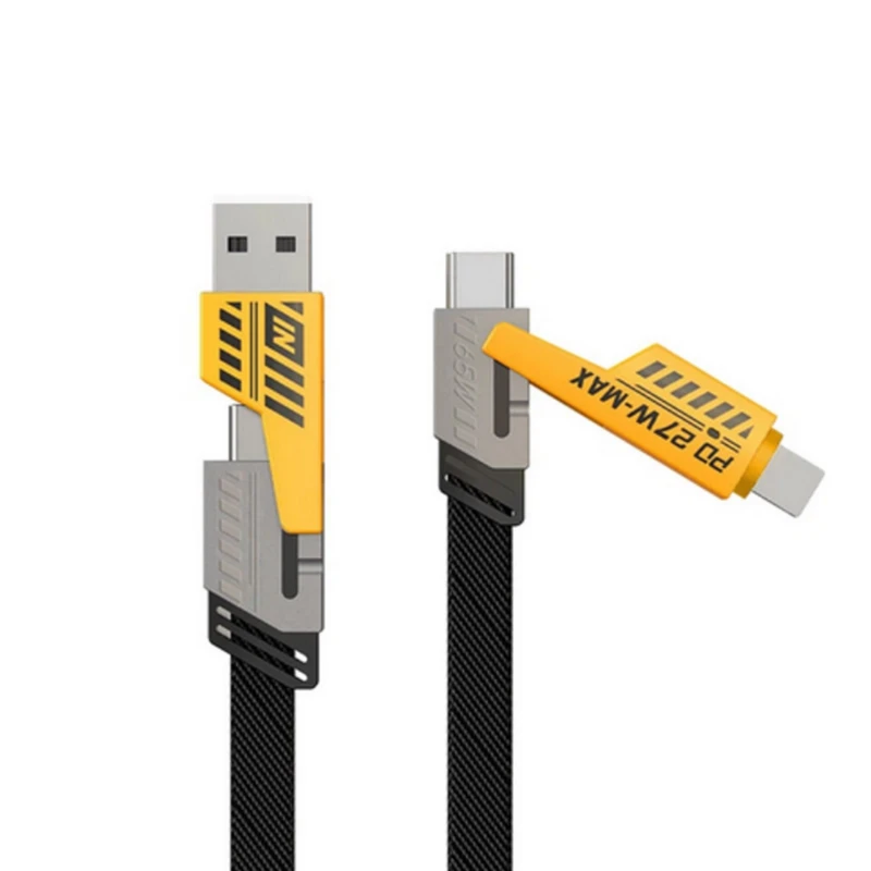 کابل تبدیل USB/USB-C به لایتنینگ/USB-C کت مدل ۰۰۶ طول ۱ متر