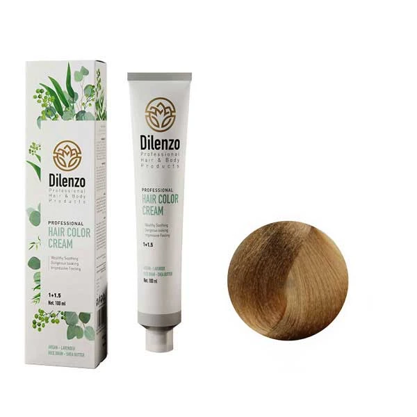 رنگ مو دیلنزو شماره 8D حجم 100 میلی لیتر رنگ بلوند طلایی روشن