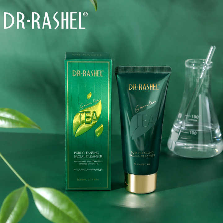 ژل شستشوی صورت دکتر راشل مدل چای سبز حجم 80 میلی لیتر