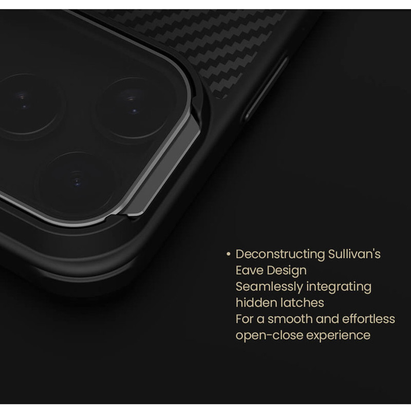 کاور نیلکین مدل CarboProp Magnetic MagSafe Transparent Lens مناسب برای گوشی موبایل اپل iPhone 17 Pro