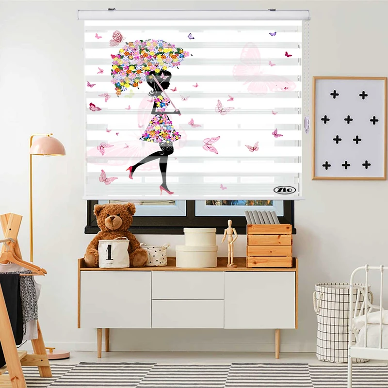  پرده زبرا زیو مدل K3135 سایز 250x280 سانتی متر