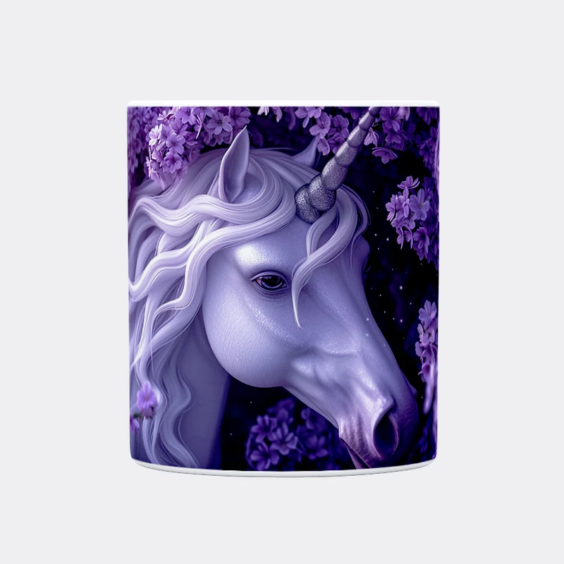 ماگ حس آمیزی طرح  تکشاخ کد 7 