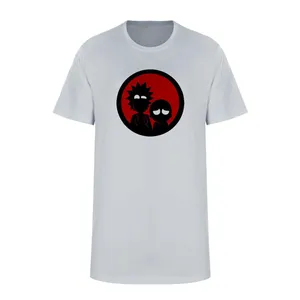 تی شرت آستین کوتاه زنانه مدل ریک و مورتی کد L325 رنگ طوسی