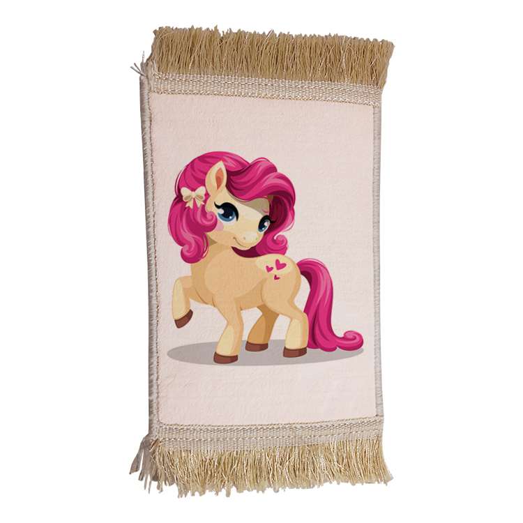 فرش ماشینی دیوارکوب مدل یونیکورن کد 1