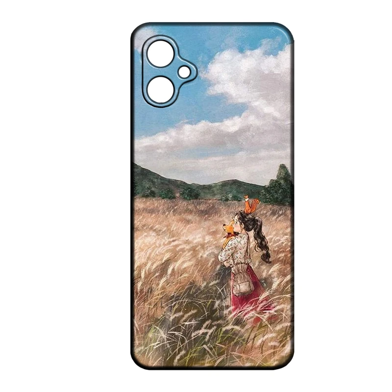 کاور طرح دخترانه کد 233 مناسب برای گوشی موبایل سامسونگ Galaxy A07