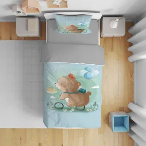 سرویس روتختی نوپه هوم مدل کارتونی T5991 تک نفره 5 تکه