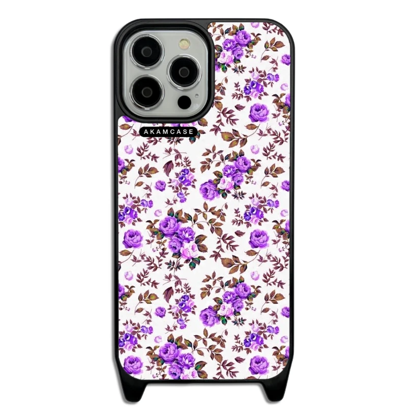 کاور آکام مدل AMC-WLA13PROMAX-FLOWERS11 مناسب برای گوشی موبایل اپل iPhone 13 Pro Max