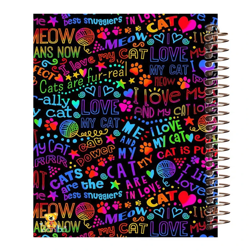 دفتر مشق 100 برگ بانیبو طرح  رنگی کد  1083