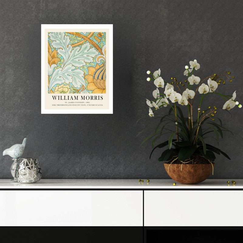 پوستر مدل  چاپ  با الگوی سنت جیمز  