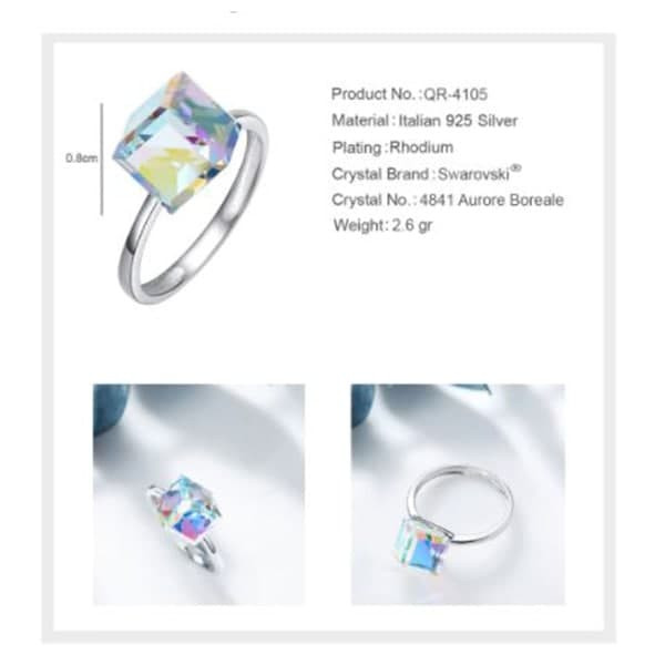 انگشتر زنانه مدل مکعب خاص کد 150016 انگشتر زنانه مدل مکعب خاص کد 150016