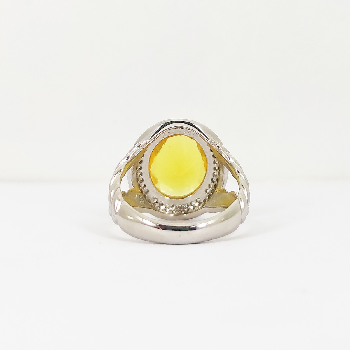 انگشتر نقره زنانه سلین کالا مدل مریم سیترین انگشتر نقره زنانه سلین کالا مدل مریم سیترین