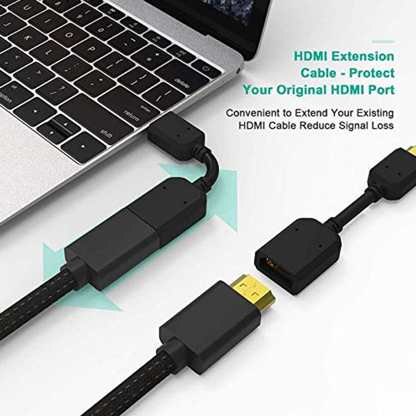 کابل افزایش طول HDMI مدل 3323 طول 0.1 متر