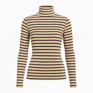 بلوز آستین بلند یقه اسکی زنانه مدل BDK-RY کد M5441