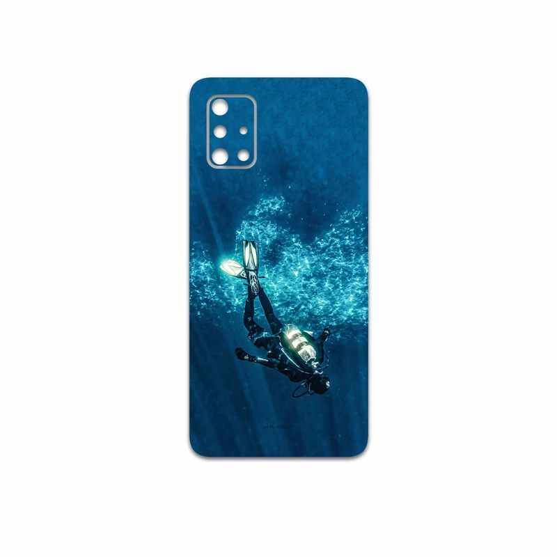 برچسب پوششی ماهوت مدل Scuba Diving مناسب برای گوشی موبایل سامسونگ Galaxy A71 5G