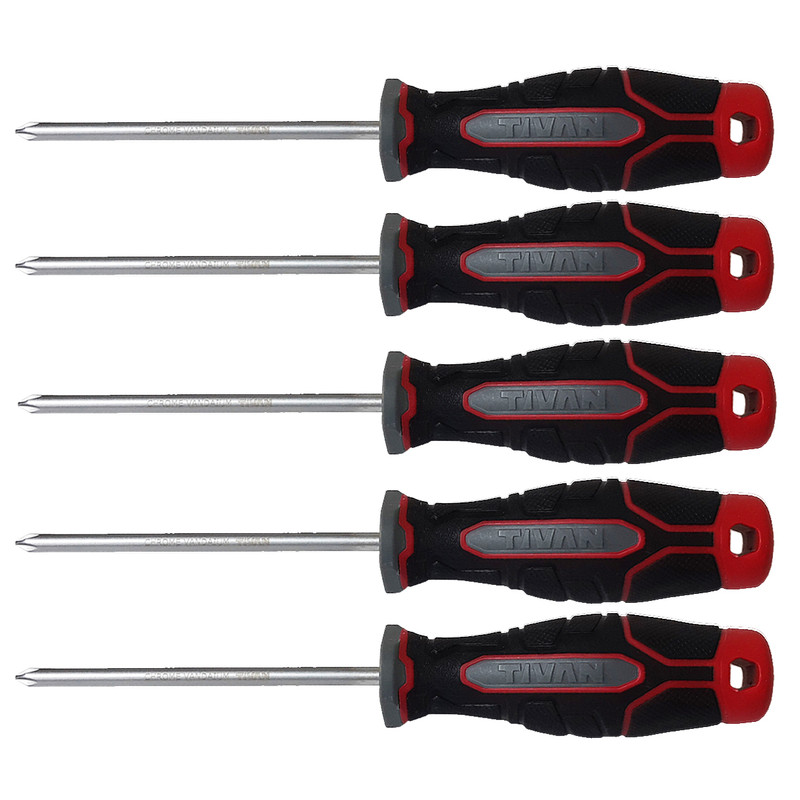 پیچ گوشتی چهارسو تیوان مدل HT - 0051 مجموعه 5 عددی پیچ گوشتی چهارسو تیوان مدل HT - 0051 مجموعه 5 عددی