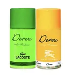 اسپری خوشبو کننده هوا دریکس مدل burberry و lacoste حجم 260 میلی لیتر مجموعه 2 عددی