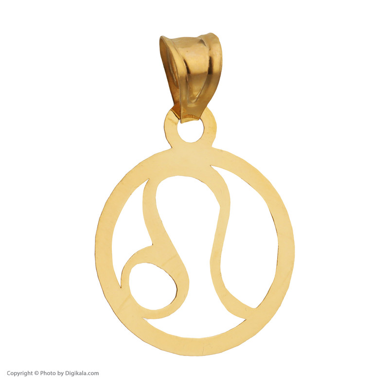 آویز گردنبند طلا 18 عیار زنانه مایا ماهک مدل MM1367 نماد یونانی ماه تولد مرداد - برج اسد