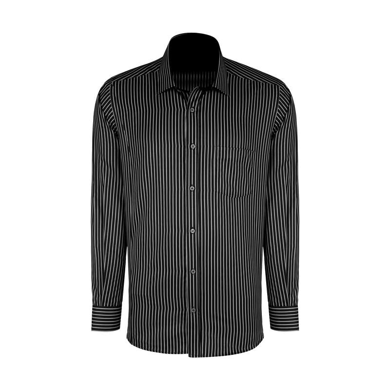 پیراهن آستین بلند مردانه ایکات مدل راه درشت PST1152171