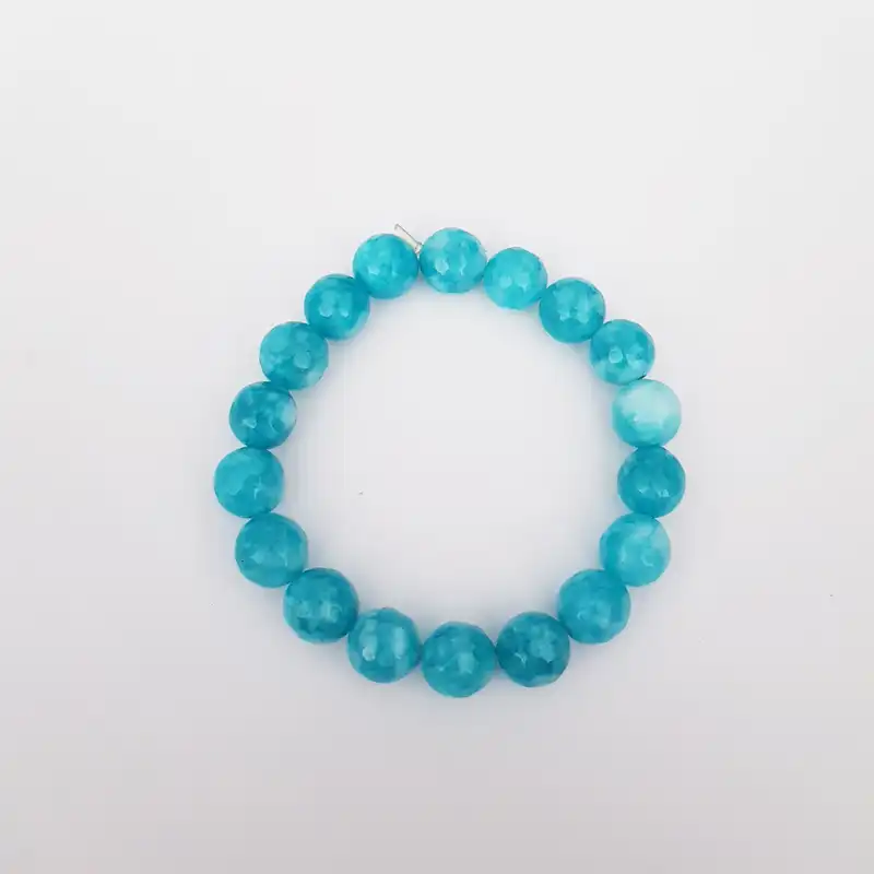 دستبند زنانه مدل سنگی ساده