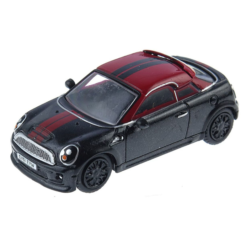 ماکت ماشین آکسفورد مدل Mini Coupe Midnight Black Red