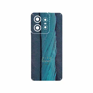 MAHOOT Turquoise feathers Cover Sticker for Motorola Edge 50 Pro