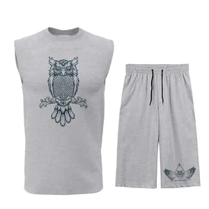 ست تاپ و شلوارک مردانه مدل O019G