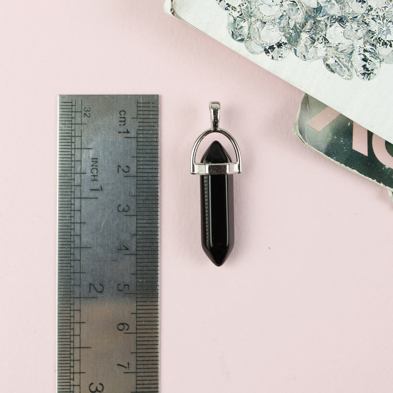 آویز گردنبند مدل منشور کریستال کد R01