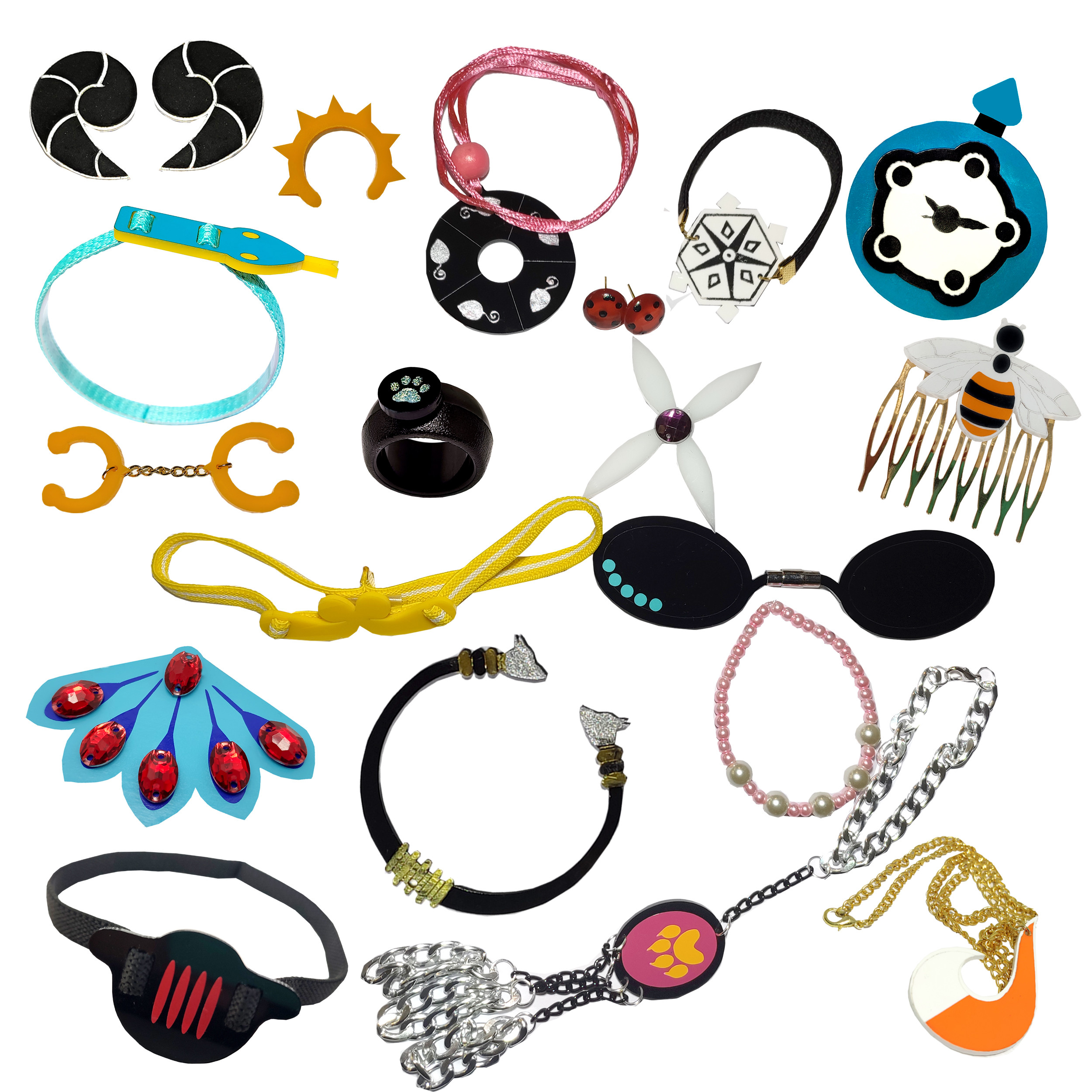 اسباب بازی زینتی مدل جعبه میراکلس مجموعه 38 عددی