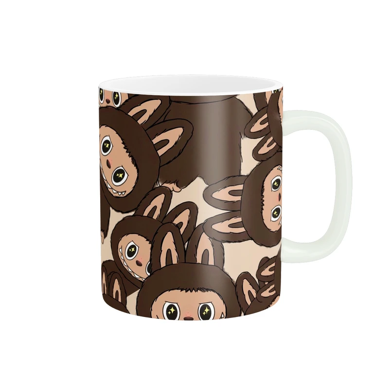 ماگ پاد آفرین طرح عروسک لبوبو کد 6011