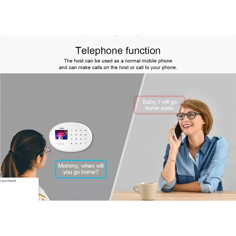 دزدگیر اماکن سیم کارتی کروی مدل W204_P819