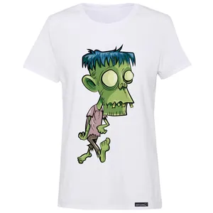 تی شرت آستین کوتاه زنانه 27 مدل Green Zombie کد MH921