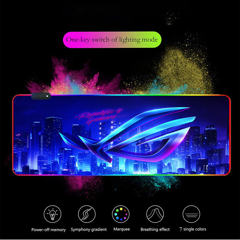 ماوس پد مخصوص بازی مدل RGB-20 1