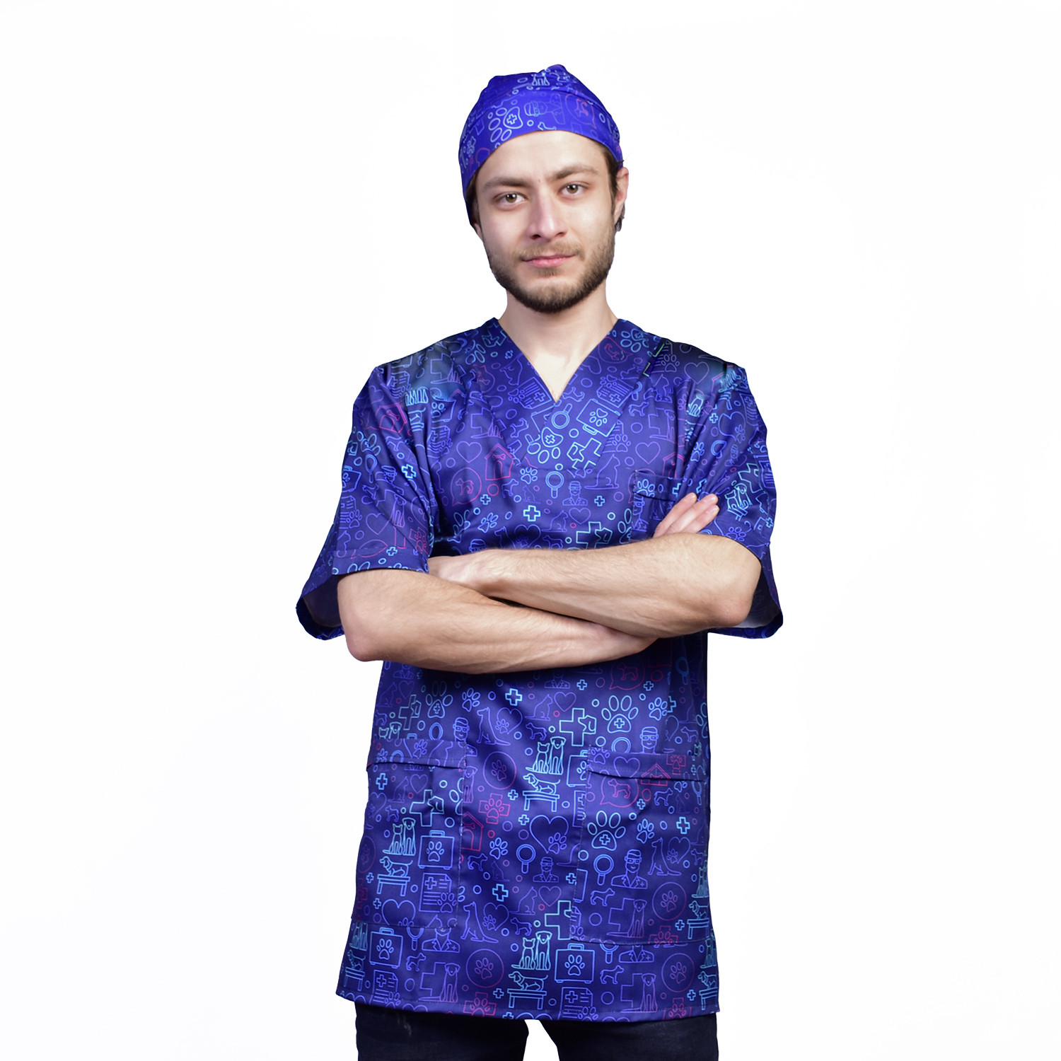 روپوش پزشکی مردانه مدل RO21