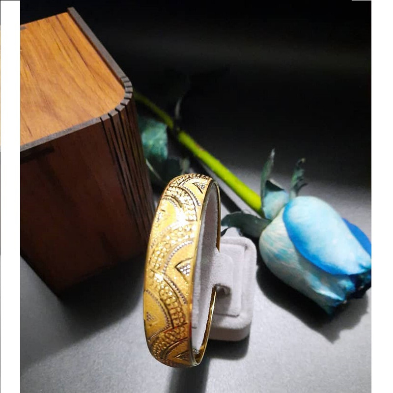 النگو طلا 18 عیار زنانه گالری یارطلا کد AL33-G-2 النگو طلا 18 عیار زنانه گالری یارطلا کد AL33-G-2