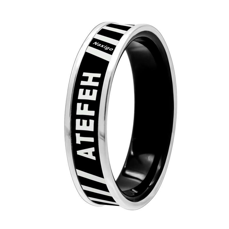 انگشتر ناکسیگو مدل شب تاب طرح عاطفه کد RB15732