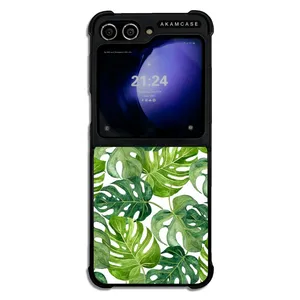 AKAM AMCWSGZFLIP5-LEAVES12 Cover For Samsung Galaxy Z Flip 5