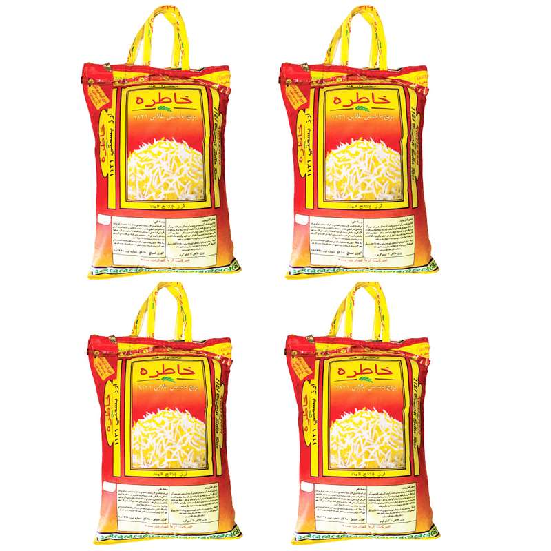 برنج هندی خاطره - 10 کیلوگرم بسته 4 عددی