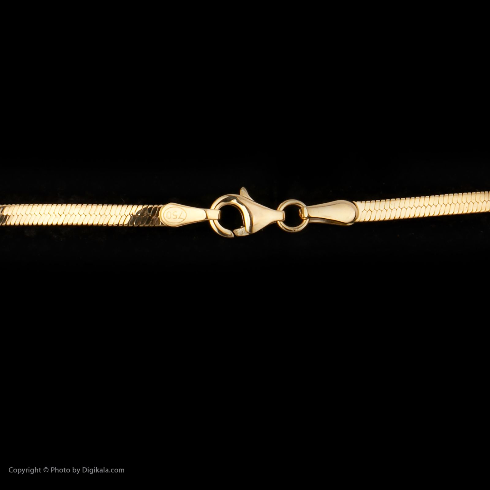 گردنبند طلا 18 عیار زنانه مایا ماهک مدل MM1272 طرح نفرتیتی - هرینگبون -  - 4