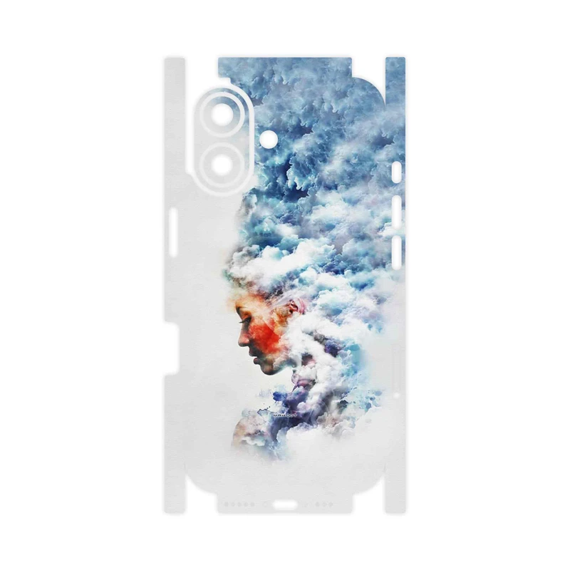 برچسب پوششی ماهوت مدل Women and the Cloud Digital Art-FullSkin مناسب برای گوشی موبایل اپل iPhone 16