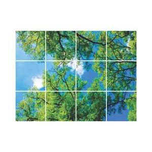 تایل سقفی آسمان مجازی مدل R33 سایز 60*60 سانتی متر مجموعه 12 عددی