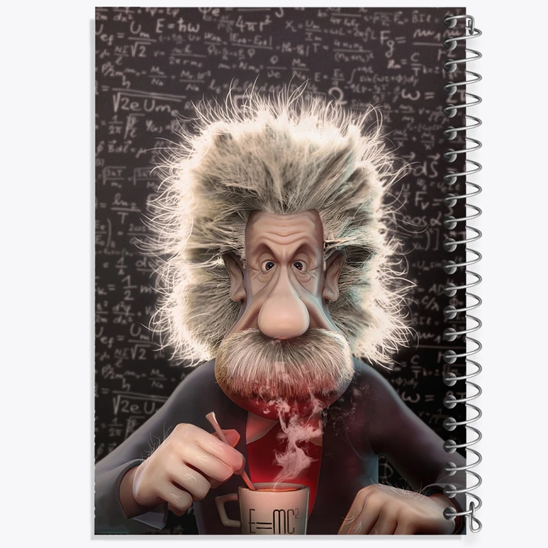 دفتر نقاشی 50 برگ خندالو طرح آلبرت اینشتین کد F1294