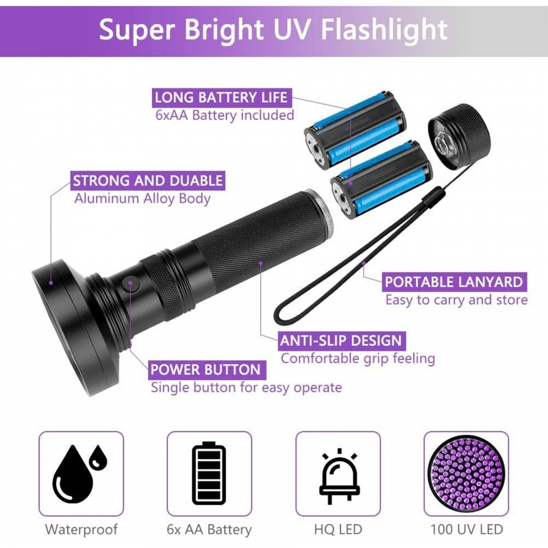 چراغ قوه دستی مدل  helius U03 uv