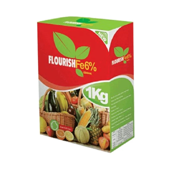 کود کلات آهن 6درصد فلوریش مدل 02 وزن یک کیلوگرم