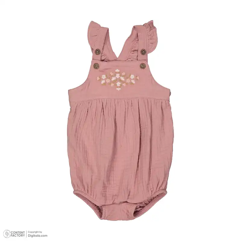 ست سرهمی و هدبند نوزادی دخترانه ایندیگو مدل 13159 رنگ صورتی