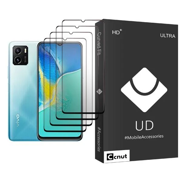 محافظ صفحه نمایش سرامیکی کوکونات مدل UDB Glass4 مناسب برای گوشی موبایل ویوو Y15s بسته چهار عددی